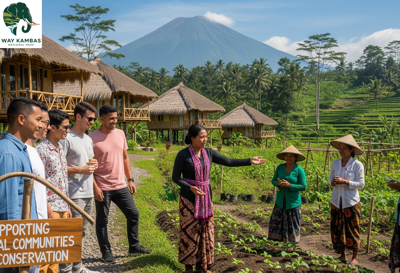 mendorong ekowisata berkelanjutan yang mendukung masyarakat lokal Indonesia
