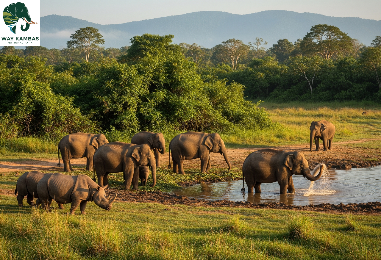 menjaga habitat gajah dan badak